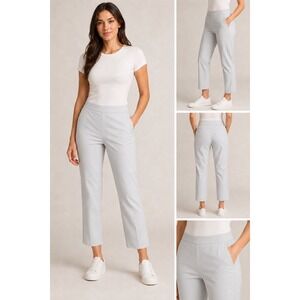Spanx Slim Straight Pant Classic White Cotton Blend XL 20372Q